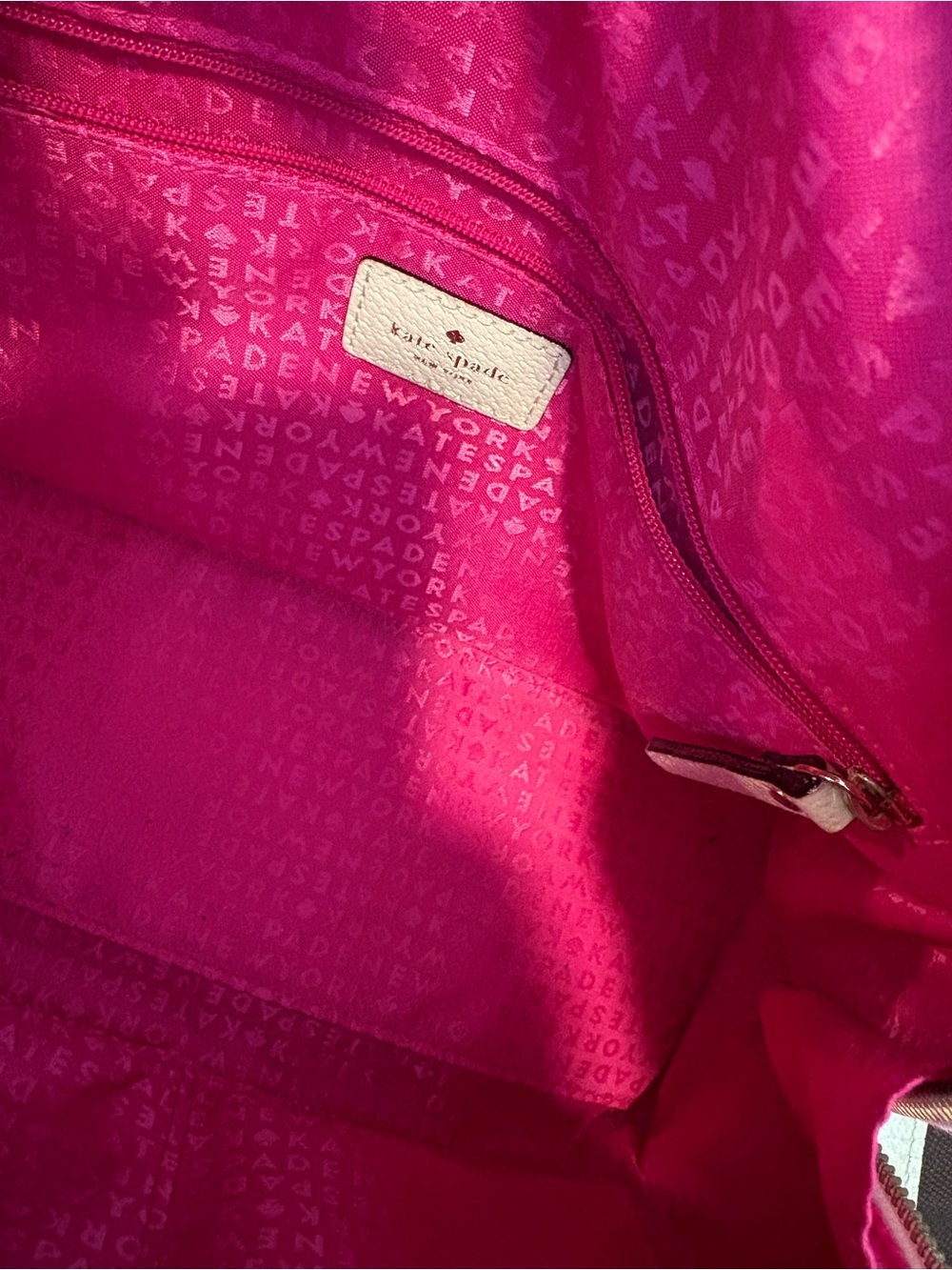 Kate Spade Cream Handbag/Crossbody Bag - Picture 6 of 15